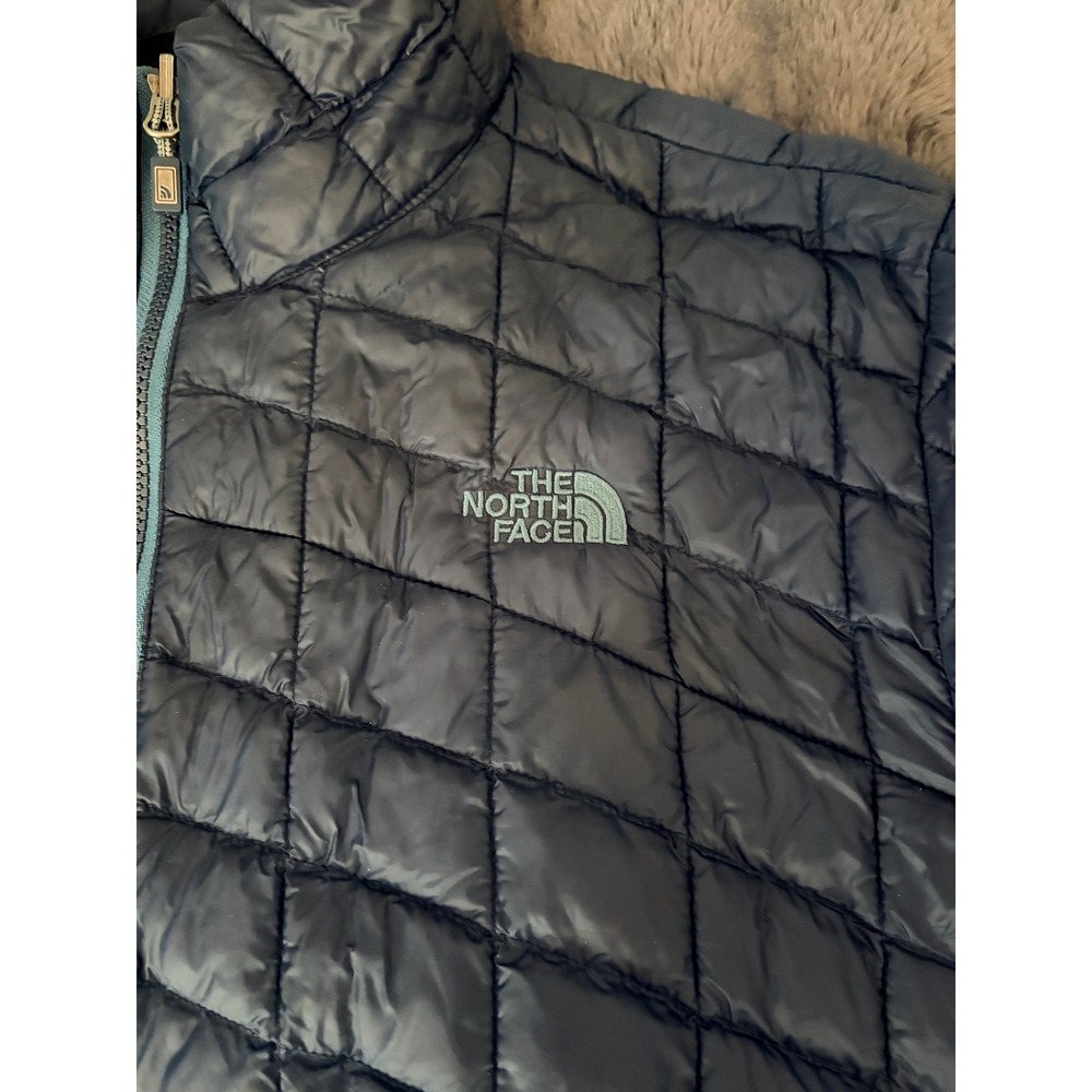 The North Face Thermoball Jacket Large Blue Quilted Puffer Gorpcore - Picture 4 of 16